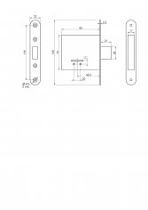 Замок врезной 79700-ЗВ8-8У/03