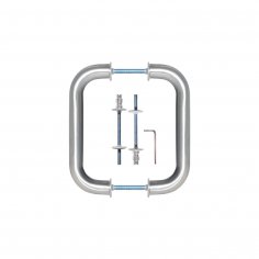 Ручка-скоба DOORLOCK PHS02/25/200  мм, SSS матовая нержавеющая сталь