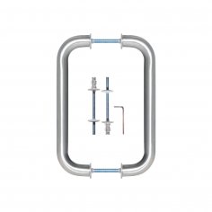 Ручка-скоба DOORLOCK PHS02/25/300  мм, SSS матовая нержавеющая сталь