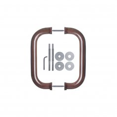Ручка-скоба DOORLOCK PHA02/30/300, коричневая RAL8017