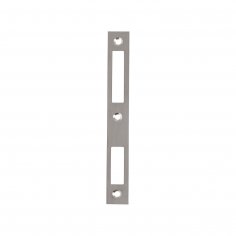 Запорная планка DOORLOCK  PL.22.180.US.Ni для профильный замков DL PL301, PL201, Nemef 9800, VF PZ92, симметричная, без смещения, матовый никель