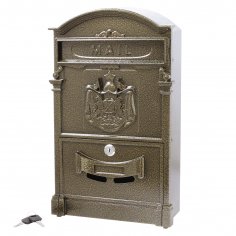 Ящик почтовый АЛЛЮР №4010 бронза