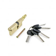 АЛЛЮР HD FG 80-5К BP[30Gx10x40](45x35G) латунь перф.кл/верт БЛИСТЕР Цилиндровый механизм