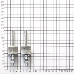 Ручка-скоба DOORLOCK PHS23/40х20/2ст, 400 мм/600 мм, SSS матовая нержавеющая сталь