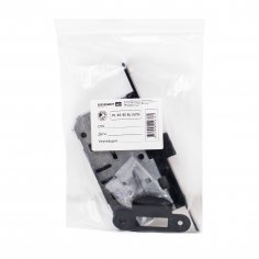 АЛЛЮР АРТ PL 85-50 BL (b2b) матовый черный без ц/м  Замок врезной