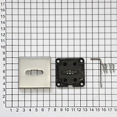Ключевина сувальдная DOORLOCK ES01/S/L/A MBSN (матовый никель)