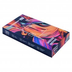 АЛЛЮР АРТ L7050-MS W матовый белый магнитная без ручек с фиксатором Защёлка