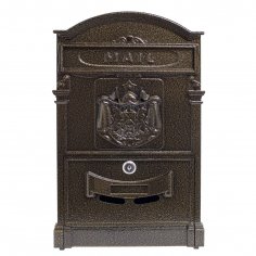Ящик почтовый АЛЛЮР №4010 бронза
