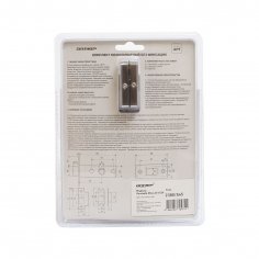 АЛЛЮР АРТ "КОЛОМБО" SN+L45-8 SN (2380/S45) мат.никель Комплект ручка и защелка