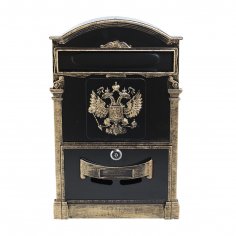 Ящик почтовый АЛЛЮР №4011В "Герб" старая бронза