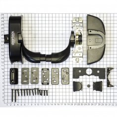 Механизм системы "антипаника" накладной DOORLOCK PD900FR, черный.
