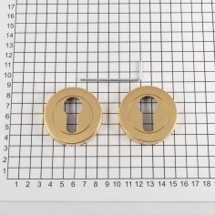 Розетка DOORLOCK M03/55 PZ OLV-15 (полированная латунь)