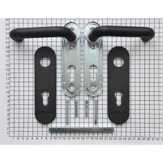 Ручка дверная DOORLOCK V S38KP/F PZ72, черная