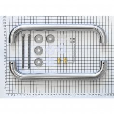 Ручка-скоба DOORLOCK PHS02/25/300  мм, SSS матовая нержавеющая сталь