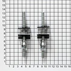 Ручка-скоба DOORLOCK PHS23/40х20/2ст, 800 мм/1000 мм, SSS/RAL9005M, окраска в черный цвет