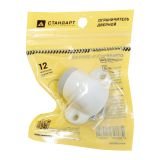 СТАНДАРТ 8501 WW пушка мат.белый ограничитель дверной ЕВРОПАКЕТ