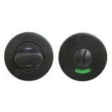 Сантехническая завертка к ручкам СТАНДАРТ 02WC SS BLACK ЧЕРНАЯ INOX нержавеющая сталь