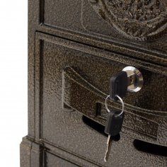 Ящик почтовый АЛЛЮР №4010 бронза БЕЗ КОРОБКИ