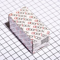 Глазок DOORLOCK VA16S/50-85mm/180°,  квадратный