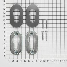 Ключевина DOORLOCK UR01 PZ Rt (нержавеющая сталь)