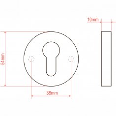 Ручка дверная DOORLOCK V 040/F/8/C/SS PZ, L-form, BL черный