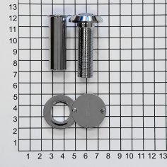 Глазок DOORLOCK VA16/50-85mm/180° CP, полированный хром