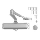 АЛЛЮР Доводчик дверной COMFORT ДД 165/3-4 A-S (до 100 кг) серебро RAL9006, морозостойкий