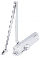 Дверной доводчик NOTEDO DC-080-180 DA+BC, серебро