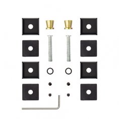 Ручки-скобы Avers Square HC-0920-40*20/800-INOX/201-BLM