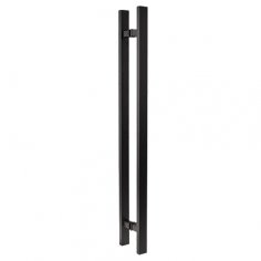 Ручки-скобы Avers Square HC-0920-40*20/800-INOX/201-BLM