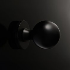ALLUR ART COLLECTION "SFERA" BL (59150) матовый черный Комплект ручек