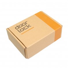 Ручка дверная DOORLOCK Bark A45S Slim Black, черная