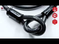 БУЛАТ ТС 422 (12*1800) трос стальной к замку велосипедному навесному