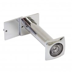 Глазок DL VA16S/70-130mm/180°  квадратный, полированный хром