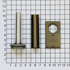 Глазок DL VA16S/70-130mm/180°  квадратный, графит