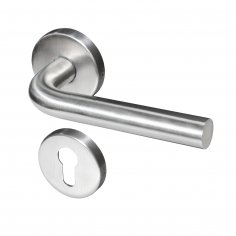 Ручка дверная DOORLOCK 050/F-55 PZ Rt, матовая нержавеющая сталь