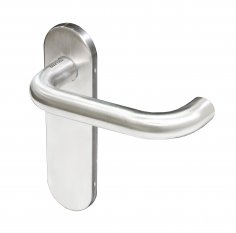 Ручка дверная DOORLOCK 038KP/F UG, матовая нержавеющая сталь
