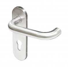 Ручка дверная DOORLOCK 038KP/F-S9 PZ72, матовая нержавеющая сталь