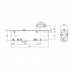 Дверной доводчик DOORLOCK DL200N BC DC EN 2-5 Графит