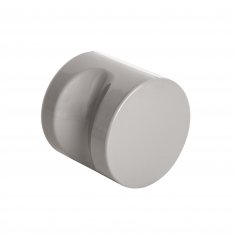 Ручка-кнопка CABIN PVC GREY серый (1 шт в пакете)