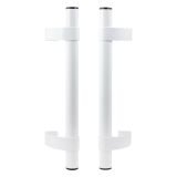 БУЛАТ РС-02.400.9016 белый, регулируемая, ручка скоба для алюм. и ПВХ дверей,(АРД-02)