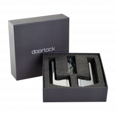 Ручка дверная DOORLOCK Phantom Nocturne Z73P CP, полированный хром, скрытая розетка