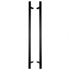 Ручки-скобы Apecs Square HC-0902-40*20/1000-INOX/304-BLM (Q45)