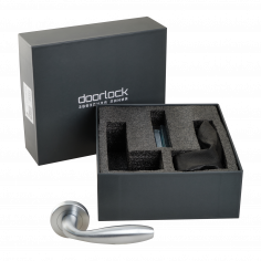 Ручка дверная DOORLOCK Callipso M095, матовый хром