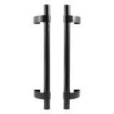 БУЛАТ РС-02.500.9005 черный, регулируемая, ручка скоба для алюм. и ПВХ дверей,(АРД-02)