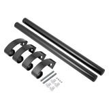 БУЛАТ РС-02.500.9005 черный, регулируемая, ручка скоба для алюм. и ПВХ дверей,(АРД-02)