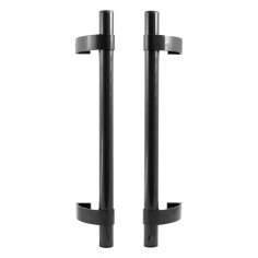 БУЛАТ РС-02.500.9005 черный, регулируемая, ручка скоба для алюм. и ПВХ дверей,(АРД-02)