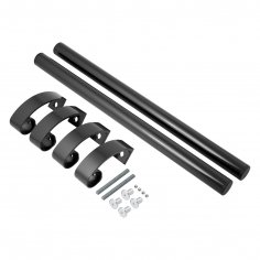 БУЛАТ РС-02.500.9005 черный, регулируемая, ручка скоба для алюм. и ПВХ дверей,(АРД-02)