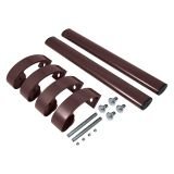 БУЛАТ РС-03.345.8017 коричневый, регулируемая, ручка скоба для аллюм. и ПВХ дверей,(АРД-03)