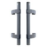 БУЛАТ РС-02.345.7024 сер.графит, регулируемая,  ручка скоба для алюм. и ПВХ дверей,(АРД-02)